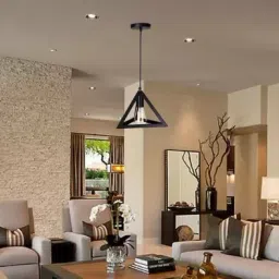 Pandent Ceiling Traingle Lamp Black Premium Hanging Light (pack of 1) Pendants Ceiling Lamp-image-29
