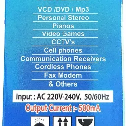 DEVBHOOMI DB-7.5V 500mA DC Power Adapter for CASIO Musical Keyboards and Other Instruments 240 W Adapter image 4