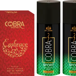 Cobra Deodorant Sport 150ML (Pack of 2)-9