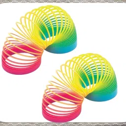 Rainbow Spring Magic Spring Gag Toy for kids (Packof 2pcs)-L608 Slinky Magic Spring Gag Toy-image-79