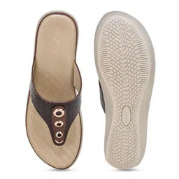 Shezone Textured Block Mules with Buckles image 4