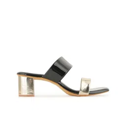 ZENVO Open Toe Block Heels image 4