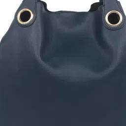 Black Spade Set of 4 Structured Tote Bag With Sling Bag And Wallet & Card Holder image 3