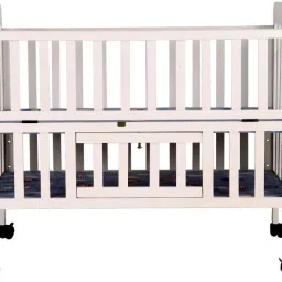 Florence Wooden Baby Cot ( white)-11