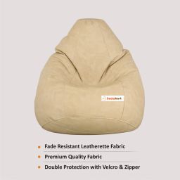 beankart XXXL Bean Bag with Beans Teardrop Bean BagWith Bean Filling image 3