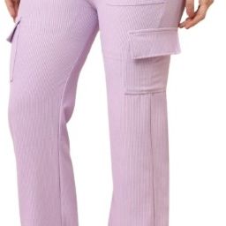 Women Solid Purple Track Pants-image-83