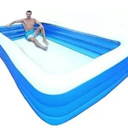 I 10 Feet Ract Kids Bath Tub with Air Pump Inflatable Swimming Pool Inflatable Swimming Pool-32