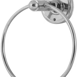 towel ring rose holder stand silver Towel Holder-image-2