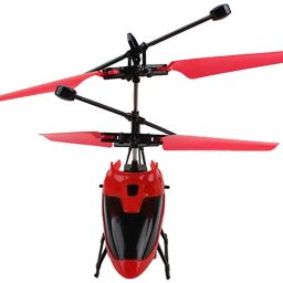 toysfire Kids Plastic Induction Type 2-in-1 Flying Helicopter with Remote64 image 4