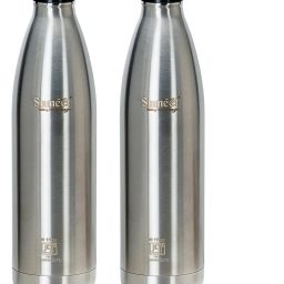 ISI Certified Double Wall Water Bottle,24 Hour Hot & Cold,2pc 1000 ml Flask-79