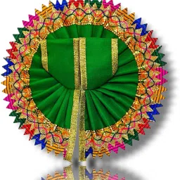 mystic vastra Laddu Gopal Ji Poshak Pack Of 6 (Size 3) Free 1 Random Poshak Dress image 3