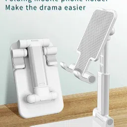 Speeqo FOLDING Mobile Stand Holder - [2020 Updated] Angle & Height Adjustable Mobile Holder image 2