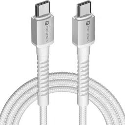 Portronics Type C 3 A 1 m Konnect X 60W Type C to Type C Fast Charging Cable-2