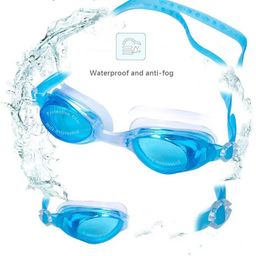 aarika Unisex Siilicone Blue Swimming Goggles Leakproof Anti Fog Glass-picture-19