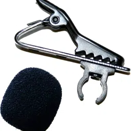 Lavalier Microphone Tie Clip & Windsock for M1, M1dm, m1 Pro and other similar lavaliers Tie Clip & Windsock-11