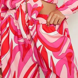 Boohoo Women Abstract Print Flippy Shorts image 2