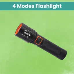 Rechargeable Torch Light, Telescopic Zoom, Ultra Bright LED Flashlight J313 Torch-image-43