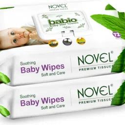 Baby Wipes 72 Sheets pack of 2/with Lid-image-58