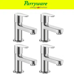 Uno Pillar Tap for Wash Basin – Brass Body, Chrome Finish set of 4 pic 420 Pillar Tap for Wash Basin – Brass Body, Chrome Finish, Single Lever Faucet Pillar Tap Faucet-image-53
