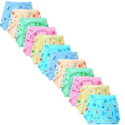 New Born Washable Reusable Hosiery Cotton Diapers 0-6 Month Pack-12-42
