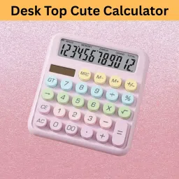 Desktop Calculator, 12-Digit Large LCD and Large Buttons for Office, Homes C9 Basic Calculator-image-70