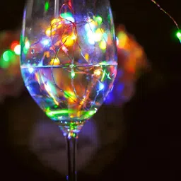 SPARK WORLD Blue & Green Rice Shape String Lights image 2