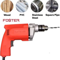ranpra 10MM DRILL MACHINE 1WOOD CUTTING BLADE WITH ANGLE GRINDER AND 5PCS DRILL BIT SET Power & Hand Tool Kit image 3