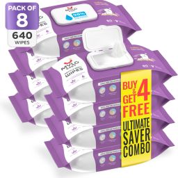 Baby Gentle Wipes with Coconut & Neem, Thick & Soft, Anti-bacterial, With Lid-image-62