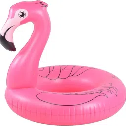 vaisag house Inflatable Flamingo Infant Swimming Float Ring Inflatable Swimming Pool Inflatable Pool Accessory image 2