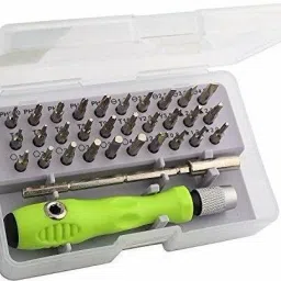 32 in 1 Screw Driver Kit Set for Mobile Repairing Laptop Repairing Tool Opening Watch Electronic Mini Phone Opening Tools Screwdriver Bits Set with Magnetic Flexible Extension Rod (Set of 32) Precision Screwdriver Set-4