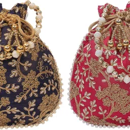 Women Multicolor Potli-image-93