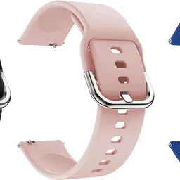 ACM Pack of 3 Watch Strap Hook for Pebble Royale Smartwatch 3587256 mm Silicone Watch Strap-image-85