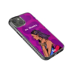 DailyObjects No thanks Stride Printed iPhone 15 Back Case image 3