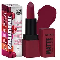 PERPAA Sensational Matte Intense Velvet Touche Set Of 2 Lipstick -MoodyMaroon & NexttoNude image 5
