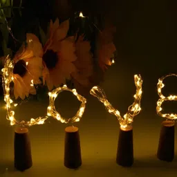 SPARK WORLD Yellow Rice Shaped Bulb String Lights image 5