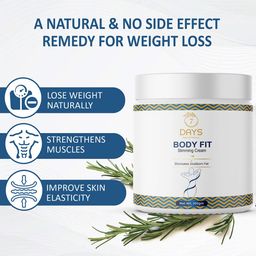 7 DAYS Feel Of Nature Set Of 2 Body Fit Slimming Cream Eliminates Stubborn Fat - 100g Each image 3
