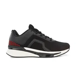 HRX by Hrithik Roshan Men Black & Red Mesh Memory Foam Non-Marking Running Shoes image 2