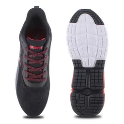 Sparx Men Black & Red Mesh Running Non-Marking Shoes image 2