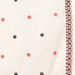 all about you Floral Embroidered A-Line Pleated Sequinned Kurta With Trousers & Dupatta image 2