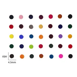Comet Busters Traditional Designer Bindis - Multicoloured image 3