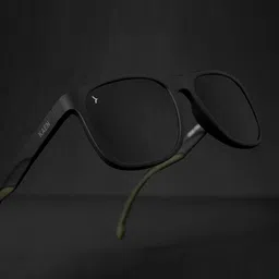 Eyewearlabs Unisex Rectangle Sunglasses with Polarised Lens ELKASKoryC2 image 2