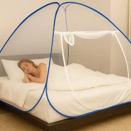 Polyester Adults Washable FOLDABLE MOSQUITO NET Mosquito Net-image-6