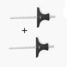 Depth Gauge 6 Inch / 150 mm – Precision Measuring Tool (Pack of 2) Height Gauge-image-1