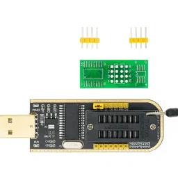keertan kalp CH341A 24 25 Series EEPROM Flash BIOS USB Programmer + SOIC8 SOP8 Flash Chip Data Card image 2