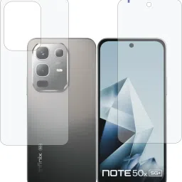 DESIBUZZ Front and Back Tempered Glass for Infinix Note 50x 5G+-13