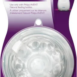 AVENT NATURAL FAST FLOW TEATS SET OF 2 PIECE NIPPLE Fast Flow Nipple-2