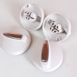 Timer Knob Dryer Washer LG-Washing Machine (4 Pcs) White & Silver (LG-001) Appliance Knob-34