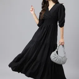 Solid Cotton Rayon Stitched Anarkali Gown-image-35