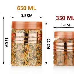 norvium Plastic Grocery Container- 1200 ml, 650 ml, 350 ml, 250 ml image 4