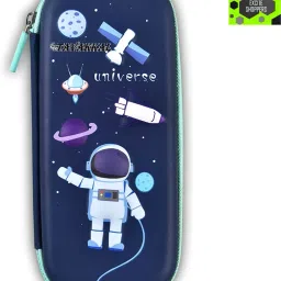 High Quality 3D Space Pencil Case / Box for Kids Space, Astranaut Art EVA Pencil Box-image-2
